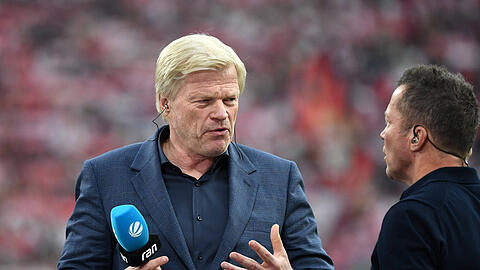 Erneute Meinungsverschiedenheit zwischen Oliver Kahn (li.) und Lothar Matthäus.
