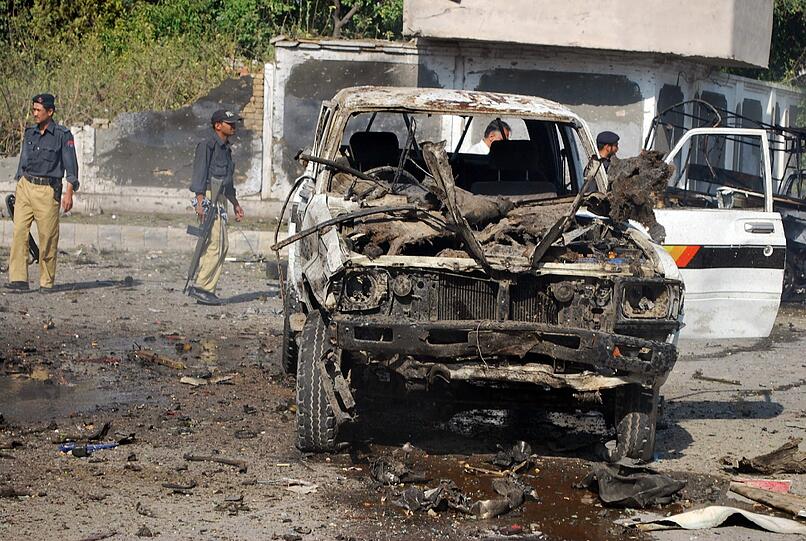 Die zweite Bombe war in diesen SUV versteckt.
