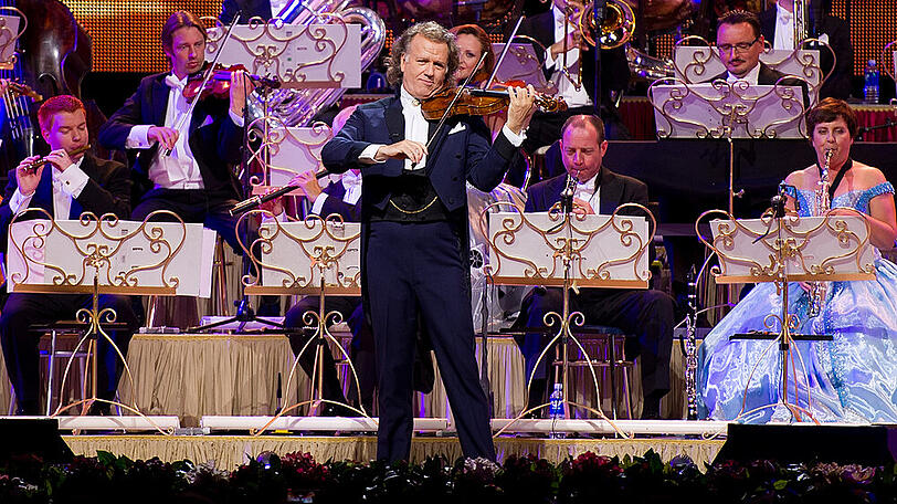 André Rieu gibt auf der Bühne alles