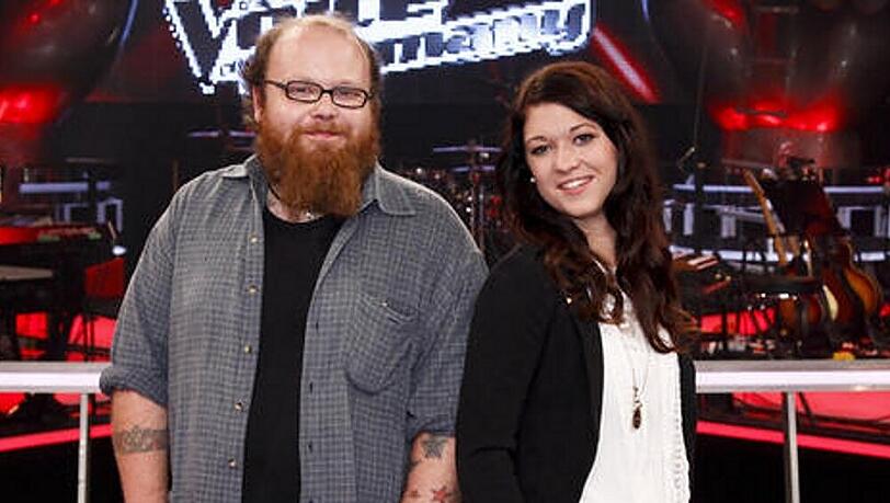 Andreas und Janine im Battle bei "The Voice" Andreas und Janine im Battle bei "The Voice"