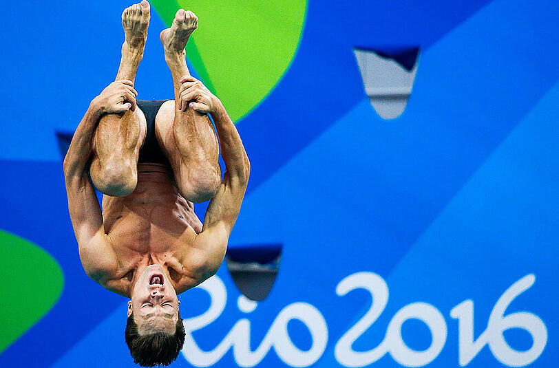Patrick Hausding steht im olympischen Finale vom Drei-Meter-Brett