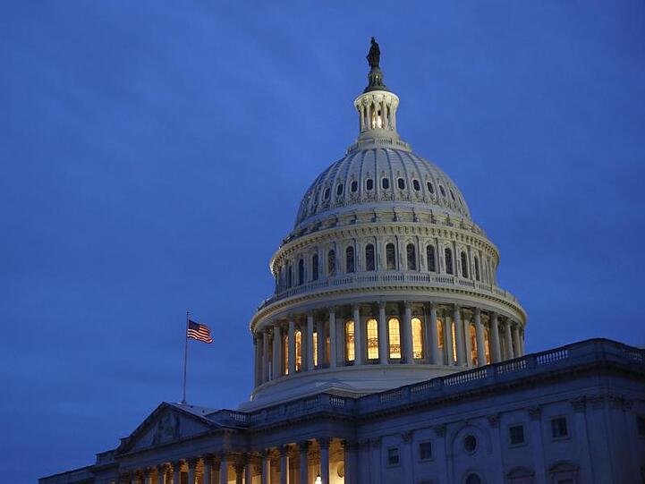 Die Kuppel des Kapitols in Washington.