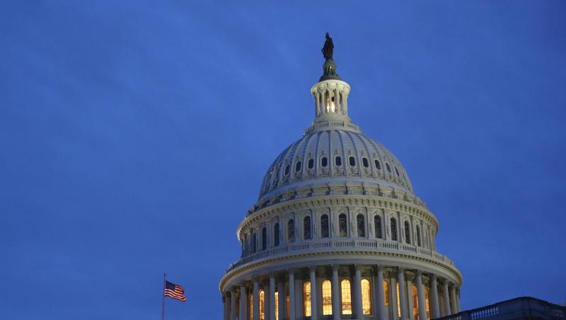 Die Kuppel des Kapitols in Washington. Die Kuppel des Kapitols in Washington.