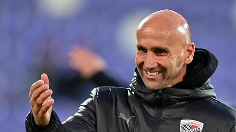 Ingolstadts Trainer André Schubert im Stadion.