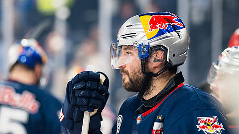 Tobias Rieder ist in Topform und einer der Garanten daf&uuml;r, dass der EHC Red Bull M&uuml;nchen im DEL-Halbfinale steht.