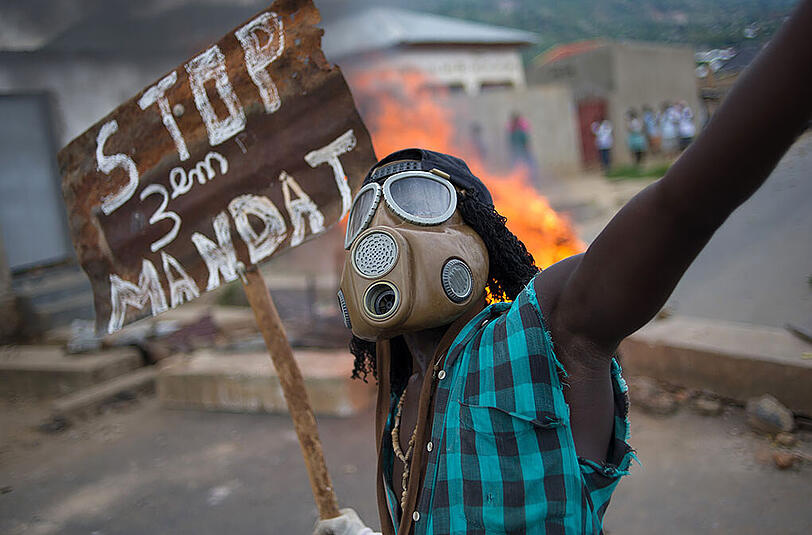 Die blutigen Proteste in Burundi haben einige Menschenopfer gefordert.
