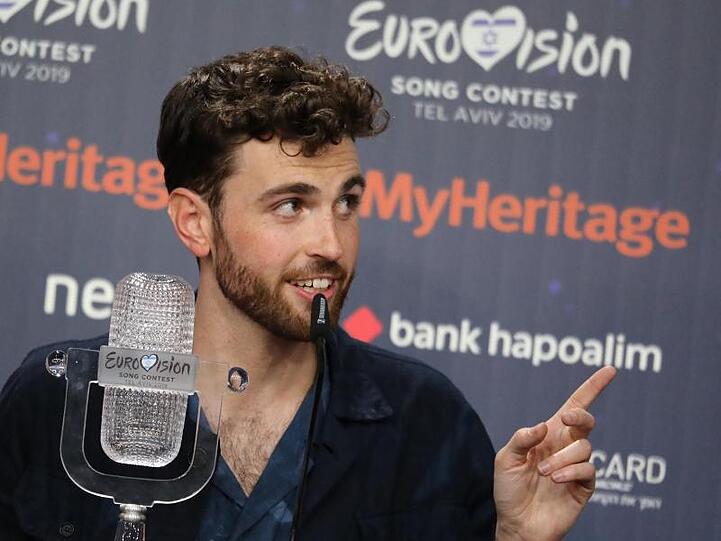So sehen Sieger aus: Duncan Laurence aus den Niederlanden in Tel Aviv.