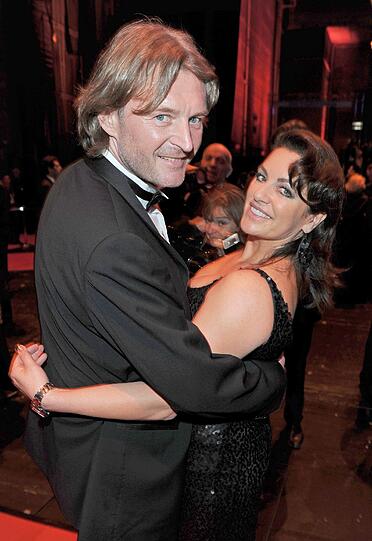 Christine Neubauer Ende 2010 mit Noch-Ehemann Lambert Dinzinger.