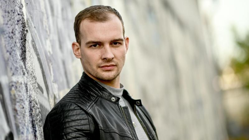 Eric Stehfest am Rande der Dreharbeiten zu "9 Tage wach". Eric Stehfest am Rande der Dreharbeiten zu "9 Tage wach".