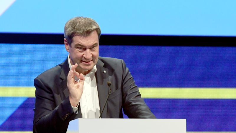 Markus Söder (CSU), Ministerpräsident von Bayern, spricht bei den 33. Medientagen München. Foto: Felix Hörhager/dpa Markus Söder (CSU), Ministerpräsident von Bayern, spricht bei den 33. Medientagen München. Foto: Felix Hörhager/dpa