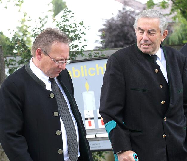 Auch Heinz Wildmoser nahm an der Trauerfeier teil