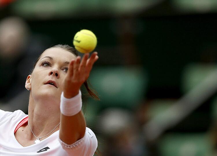 Agnieszka Radwanska aus Polen.