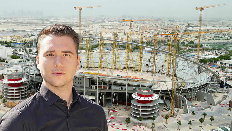 Großbaustelle Katar: Der WM wird alles untergeordnet, wie AZ-Reporter Maximilian Koch vor Ort erfahren konnte.