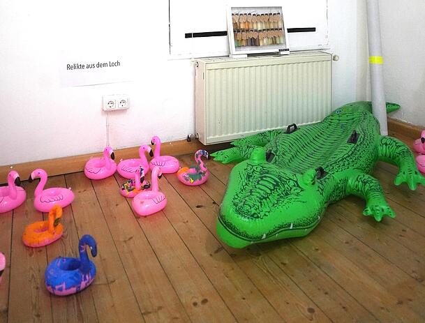 In der Ausstellung "Sendling 2.0&ldquo; gibt&rsquo;s auch Fundst&uuml;cke aus dem Sendlinger Loch zu sehen.