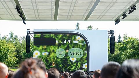 Das neue Design "Liquid Glass" setzt auf durchsichtige Elemente.