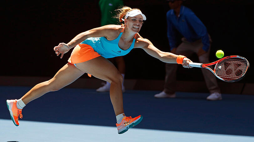 Titelverteidigerin Angelique Kerber ist bei den Australian Open in die dritte Runde eingezogen.