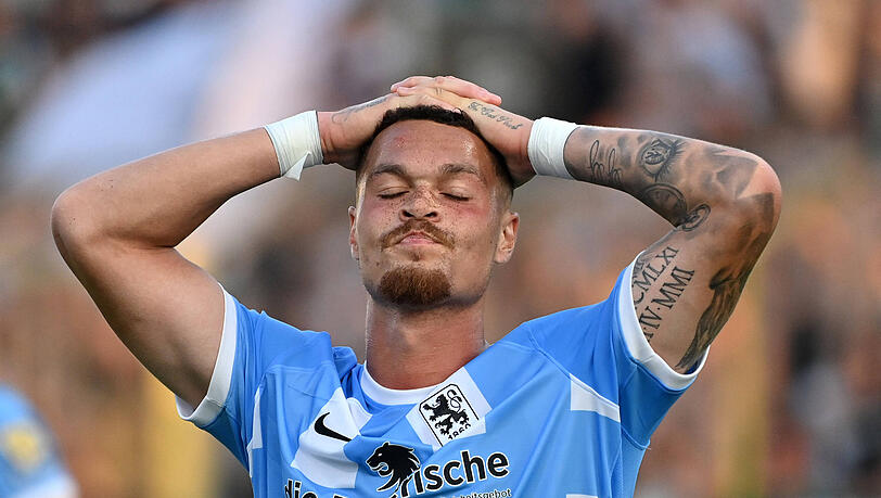Der neue Löwen-Neuner Joel Zwarts blieb gegen Lübeck glücklos.
