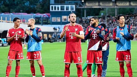 Der FC Bayern bejubelte in Elversberg einen m&uuml;hevollen Arbeitssieg.
