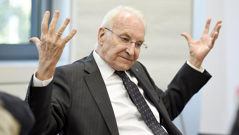 Edmund Stoiber beim Redaktionsbesuch der Abendzeitung. Edmund Stoiber beim Redaktionsbesuch der Abendzeitung.