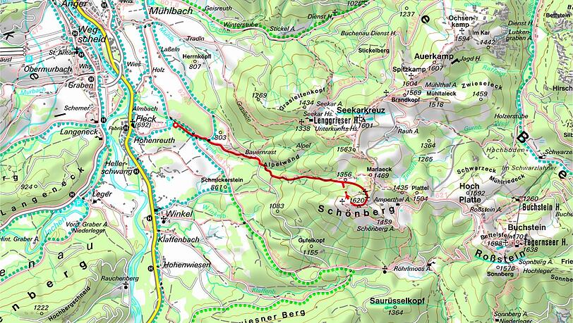 Schönberg (1620 m) Schönberg (1620 m)
