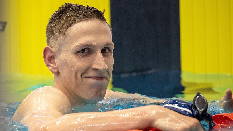 Steht bei der Schwimm-WM über 200 Meter Brust im Halbfinale: Lukas Märtens.