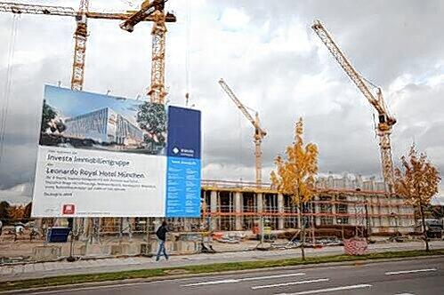 Auf dieser Baustelle an der Moosacher Straße schufteten 40 Bulgaren ohne Lohn.