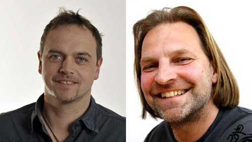 Die AZ-Redakteure Michael Schilling (l.) und Thomas Becker Die AZ-Redakteure Michael Schilling (l.) und Thomas Becker