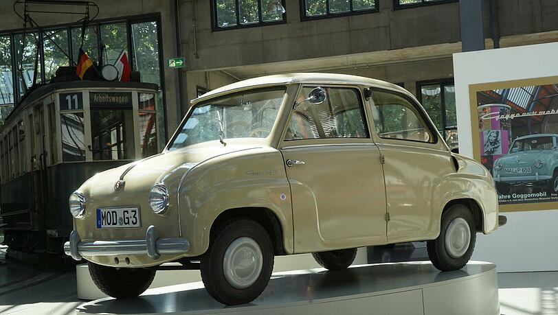 Eines der ersten Goggo-Mobileaus dem Jahr 1955. Eines der ersten Goggo-Mobileaus dem Jahr 1955.