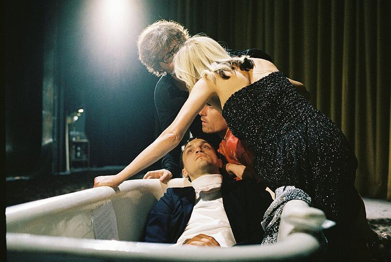 Michael Wilhelmi, Thorbjörn Björnsson, Franz Rogowski (in der Mitte), Jelena Kuljiæ.