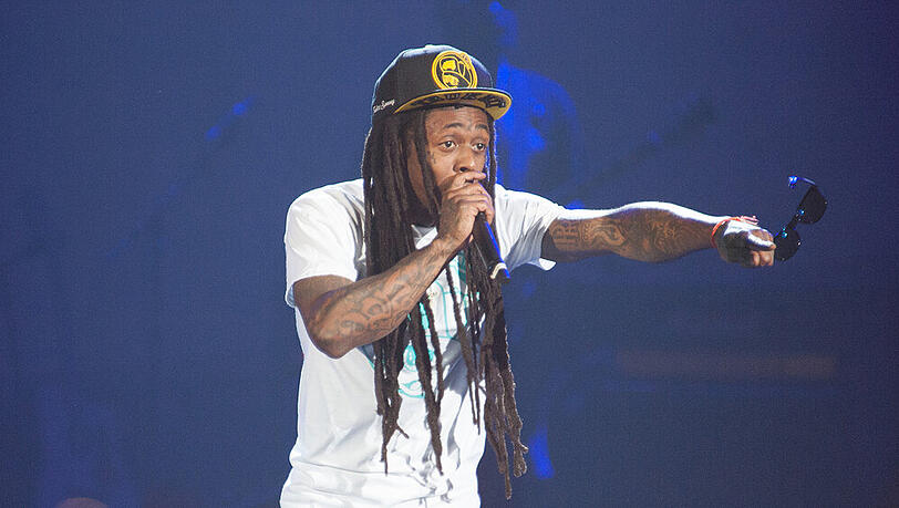 Lil Wayne bei einem Auftritt in Sacramento Lil Wayne bei einem Auftritt in Sacramento