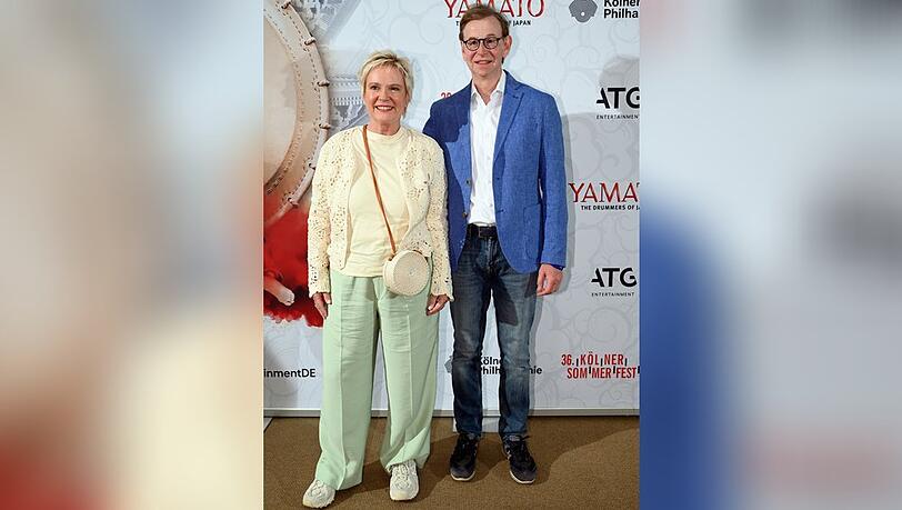 Birgit Lechtermann und Ingo Kersting bei der Bühnenshow "YAMATO - The Drummers of Japan" im Rahmen der Eröffnung des 36. Kölner Sommerfestivals in der Philharmonie.
