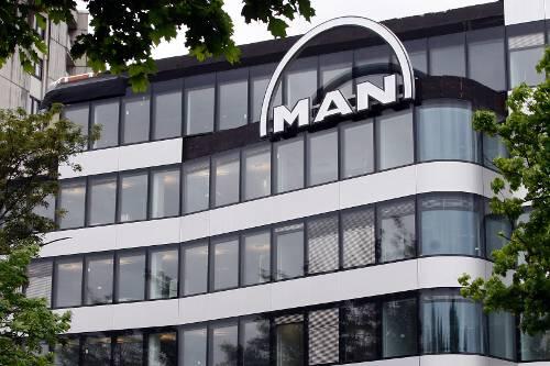 Auch hier waren die Fahnder: Die Konzernzentrale von MAN in München