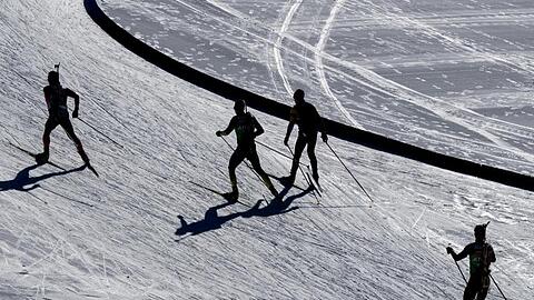 Die deutschen Biathleten hoffen mit ihren Staffeln in Antholz auf weitere WM-Medaillen.