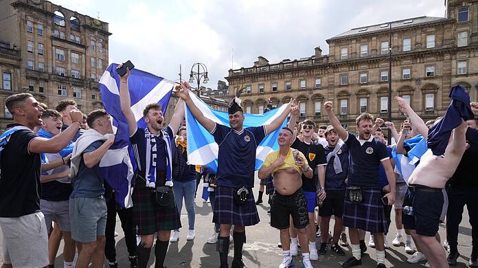 Werden wohl auch München auseinandernehmen: Die schottische Tartan Army wird wohl mit zahlreichen Fans anrücken.
