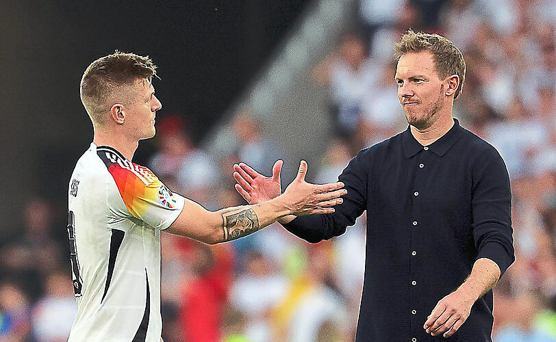 "Ihn eins zu eins zu ersetzen, wird sehr schwer", sagt Bundestrainer Julian Nagelsmann über Kroos.