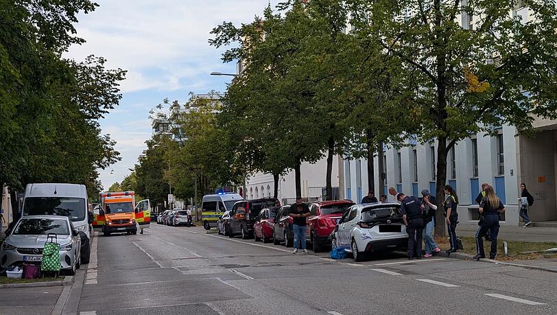 Unfall auf der Hansastra&szlig;e im M&uuml;nchner Westend