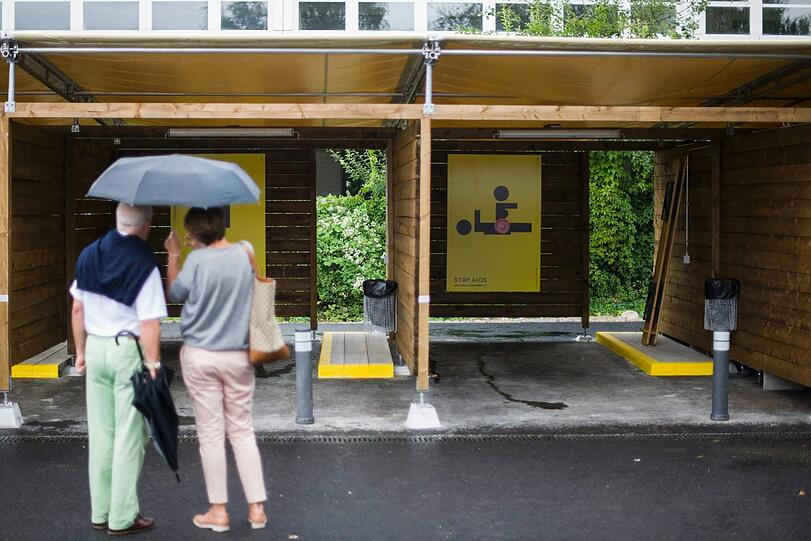 Die Verrichtungsboxen sollen Prostituierten mehr Schutz bieten.