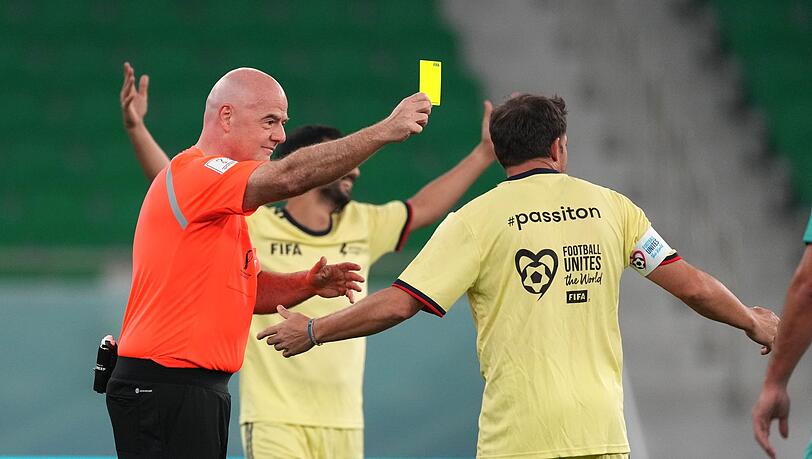 Die FIFA um Präsident Infantino erlässt Balogun eine Sperre. (Archivbild) Die FIFA um Präsident Infantino erlässt Balogun eine Sperre. (Archivbild)