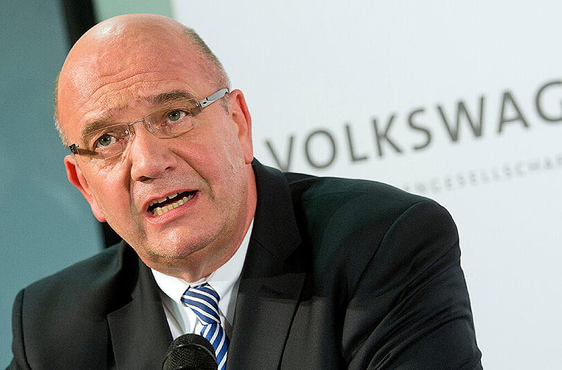 "Derzeit, das ist die gute Nachricht, gibt es noch keine Konsequenzen für Arbeitsplätze", sagt VW-Betriebsratschef Bernd Osterloh.