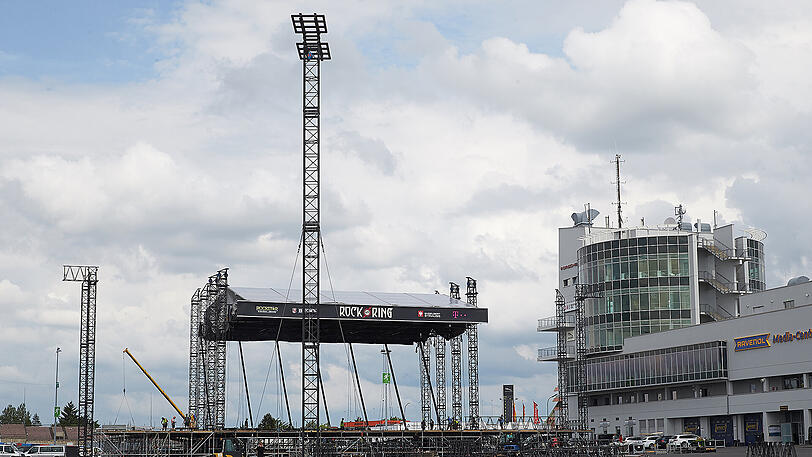 Aufbau von Rock am Ring