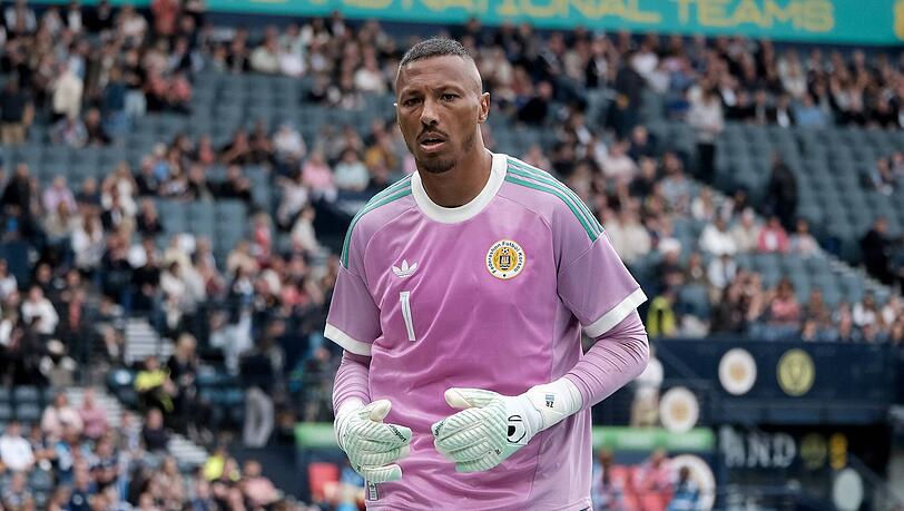 Will dem DFB-Team das Leben schwer machen: Curacao-Keeper Eloy Room. Will dem DFB-Team das Leben schwer machen: Curacao-Keeper Eloy Room.