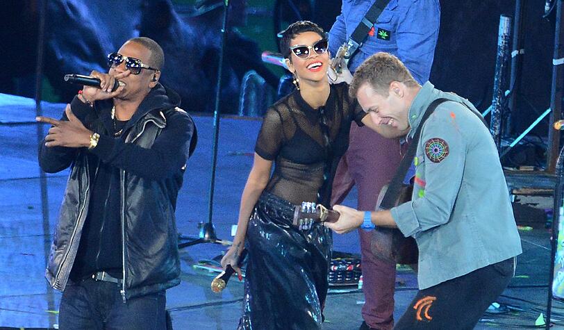 Mit einer rauschenden Abschlusszeremonie vor 80 000 Zuschauern heizten Coldplay und Superstar Rihanna im ausverkauften Olympiastadion so richtig ein. Die Bilder!