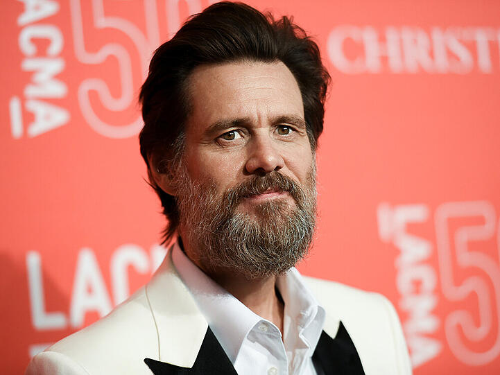 Trägt jetzt Vollbart: Jim Carrey