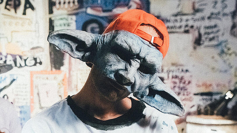 Für Carlo Waibel, alias Cro, gehört die Maske einfach dazu.
