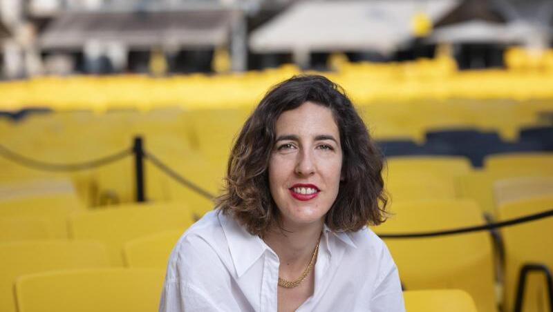 Lili Hinstin, die künstlerische Leiterin des Filmfestivals Locarno, auf der Piazza Grande. Lili Hinstin, die künstlerische Leiterin des Filmfestivals Locarno, auf der Piazza Grande.