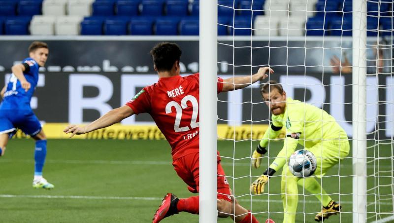 Christoph Baumgartner (2.v.l.) war der Matchwinner beim Hoffenheimer Sieg gegen Köln. Christoph Baumgartner (2.v.l.) war der Matchwinner beim Hoffenheimer Sieg gegen Köln.