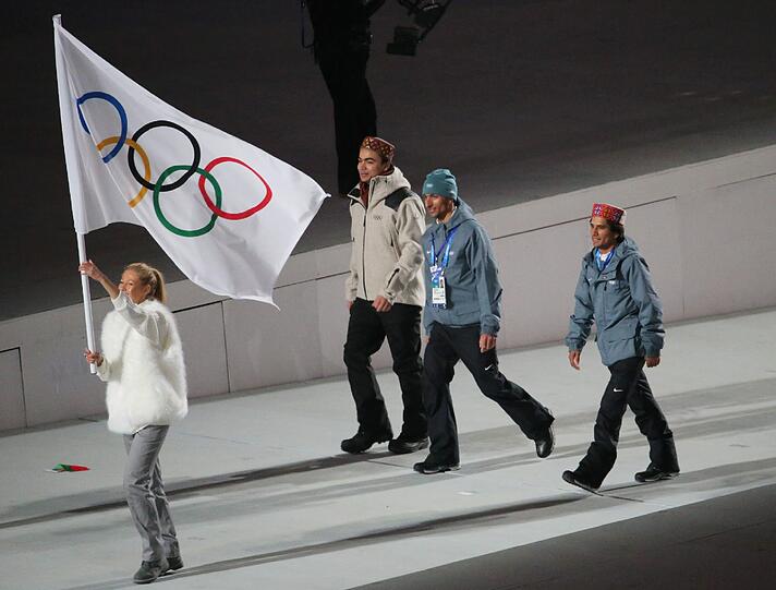 Weitere Bilder von der Eröffnungsfeier der Olympischen Spiele in Sotschi.