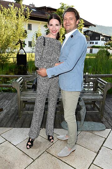 Ohne Baby gekommen: Sophie Meister mit Mann David Meister