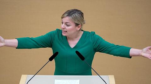 Katharina Schulze (Grüne), Fraktionsvorsitzende in Bayern. Foto: Sven Hoppe/dpa/Archivbild