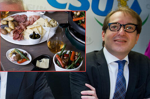 CSU-Generalsekretär Alexander Dobrindt brutzelt an Weihnachten Käse: Bei ihm gibt es Raclette zum Fest.